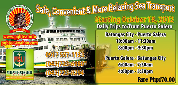 roro-ferry to Puerto Galera