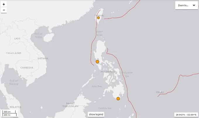 latest earthquake Philippines