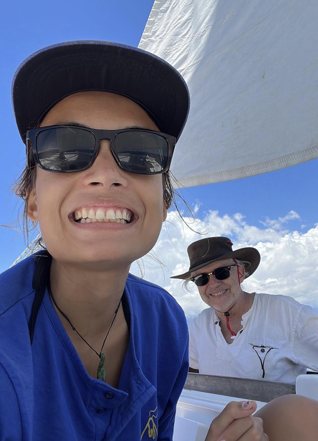 family sailing Zambales Philippines